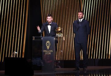 Lionel Messi picked up the Ballon d'Or after leading Argentina to the World Cup.