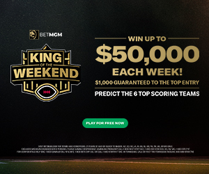 BetMGM King of the Weekend